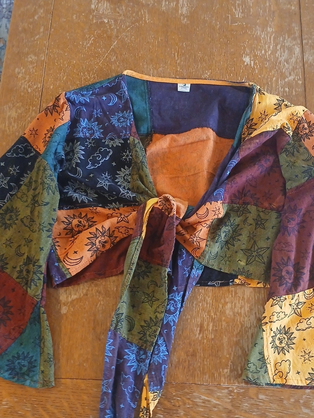 Boho Tie Front Top
